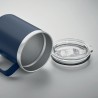 Gobelet Éco-responsable Double Paroi 300 ml Personnalisé | INARI Couleurs : bleu marine Matières : acier inoxydable recyclé obje