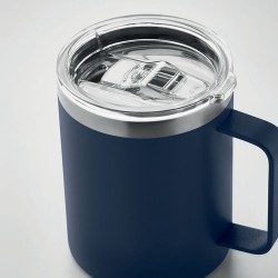 Gobelet Éco-responsable Double Paroi 300 ml Personnalisé | INARI Couleurs : bleu marine Matières : acier inoxydable recyclé obje