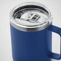 Gobelet Éco-responsable Double Paroi 300 ml Personnalisé | INARI Couleurs : bleu Matières : acier inoxydable recyclé goodies pub