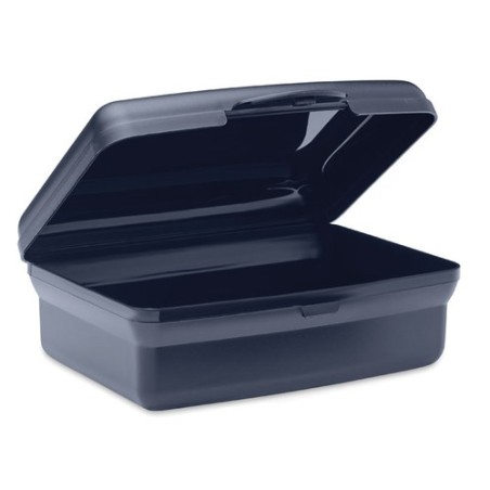 Lunchbox Éco-responsable en PP 800ml Personnalisée | CARMANY Matières : polypropylène (PP) Couleurs : bleu marine impression hau