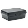 Lunchbox Éco-responsable en PP 800ml Personnalisée | CARMANY Matières : polypropylène (PP) Couleurs : noir cadeau entreprise pas