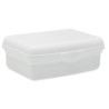 Lunchbox Éco-responsable en PP 800ml Personnalisée | CARMANY Matières : polypropylène (PP) Couleurs : blanc goodies publicitaire