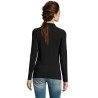 Polo Femme Personnalisé 180 - SOL'S Perfect LSL Taille textile : 3XL Couleurs : noir cadeau collaborateur premium