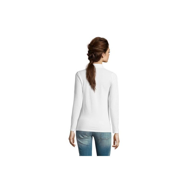 Polo Femme Personnalisé 180 - SOL'S Perfect LSL Taille textile : XXL Couleurs : blanc personnalisable avec votre logo