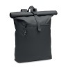 Sac à dos enroulable Éco-responsable 600D Personnalisé - NAPA Matières : PET recyclé Couleurs : noir