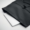 Sac à dos enroulable Éco-responsable 600D Personnalisé - NAPA Matières : PET recyclé Couleurs : noir impression haute définition