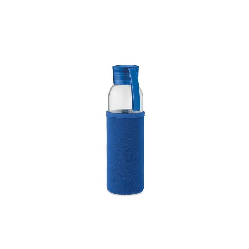 Bouteille  en verre recyclé 500 ml - Personnalisée EBOR Matières : verre Couleurs : bleu royal