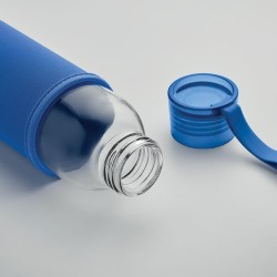 Bouteille  en verre recyclé 500 ml - Personnalisée EBOR Matières : verre Couleurs : bleu royal personnalisation sur mesure