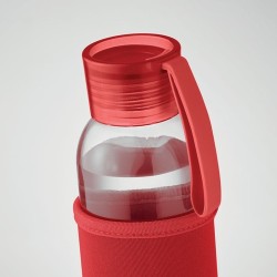 Bouteille  en verre recyclé 500 ml - Personnalisée EBOR Matières : verre Couleurs : rouge accessoire événementiel unique