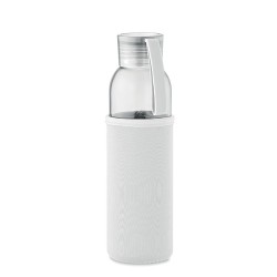 Bouteille  en verre recyclé 500 ml - Personnalisée EBOR Matières : verre Couleurs : beige marquage laser ultra précis