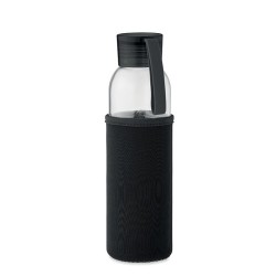 Bouteille  en verre recyclé 500 ml - Personnalisée EBOR Matières : verre Couleurs : noir livraison express 24h 48h