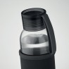 Bouteille  en verre recyclé 500 ml - Personnalisée EBOR Matières : verre Couleurs : noir cadeau collaborateur premium