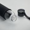 Bouteille  en verre recyclé 500 ml - Personnalisée EBOR Matières : verre Couleurs : noir goodies personnalisé en stock