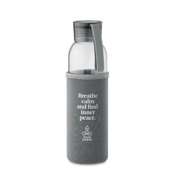 Bouteille  en verre recyclé 500 ml - Personnalisée EBOR Matières : verre Couleurs : pierre marquage couleur éclatante