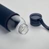 Bouteille  en verre recyclé 500 ml - Personnalisée EBOR Matières : verre Couleurs : bleu marine goodies publicitaire durable