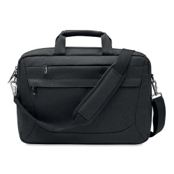Sacoche Éco-responsable Personnalisée 600D pour Ordinateur ROCKY Matières : PET recyclé Couleurs : noir 2