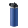Bouteille à double paroi Éco-responsable et Personnalisée 500 ml IVALO Couleurs : bleu Matières : acier inoxydable recyclé perso