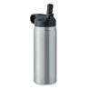 Bouteille à double paroi Éco-responsable et Personnalisée 500 ml IVALO Couleurs : argenté mat Matières : acier inoxydable recycl