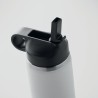 Bouteille à double paroi Éco-responsable et Personnalisée 500 ml IVALO Couleurs : blanc Matières : acier inoxydable recyclé cade