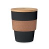 Gobelet Réutilisable Éco-responsable en PP 300 ml - GALAO Matières : bambou Couleurs : noir