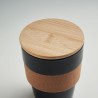 Gobelet Réutilisable Éco-responsable en PP 300 ml - GALAO Matières : bambou Couleurs : noir accessoire événementiel unique