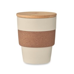 Gobelet Réutilisable Éco-responsable en PP 300 ml - GALAO Matières : bambou Couleurs : noir 2