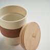 Gobelet Réutilisable Éco-responsable en PP 300 ml - GALAO Matières : bambou Couleurs : beige marquage laser ultra précis