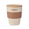 Gobelet Réutilisable Éco-responsable en PP 300 ml - GALAO Matières : bambou Couleurs : beige objet promotionnel éco-responsable