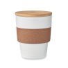 Gobelet Réutilisable Éco-responsable en PP 300 ml - GALAO Matières : bambou Couleurs : blanc cadeau entreprise pas cher
