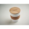 Gobelet Réutilisable Éco-responsable en PP 300 ml - GALAO Matières : bambou Couleurs : blanc impression haute définition