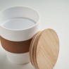 Gobelet Réutilisable Éco-responsable en PP 300 ml - GALAO Matières : bambou Couleurs : blanc livraison express 24h 48h