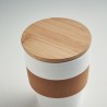 Gobelet Réutilisable Éco-responsable en PP 300 ml - GALAO Matières : bambou Couleurs : blanc goodies entreprise design