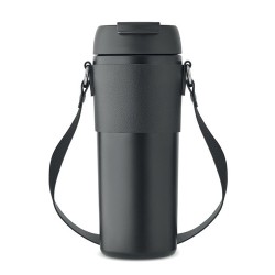 Gobelet Double Paroi Éco-responsable 700 ml Personnalisé AIRA Matières : acier inoxydable Couleurs : noir 2