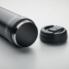 Gobelet Double Paroi Éco-responsable 700 ml Personnalisé AIRA Matières : acier inoxydable Couleurs : noir impression haute défin