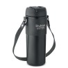 Gobelet Double Paroi Éco-responsable 700 ml Personnalisé AIRA Matières : acier inoxydable Couleurs : noir marquage laser ultra p
