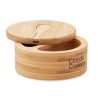 Boîte à Sel et Poivre Éco-responsable en Bambou Personnalisée - S&P Matières : bambou Couleurs : bois impression haute définitio