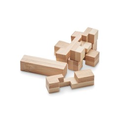 Casse-tête  en bambou personnalisé SQUARENATS Matières : bambou Couleurs : bois cadeau entreprise pas cher