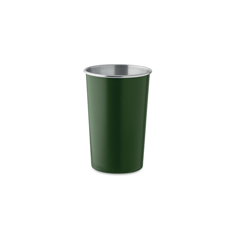 Gobelet Éco-responsable en Inox Recyclé 500 ml - FJARD Couleurs : vert foncé Matières : acier inoxydable recyclé