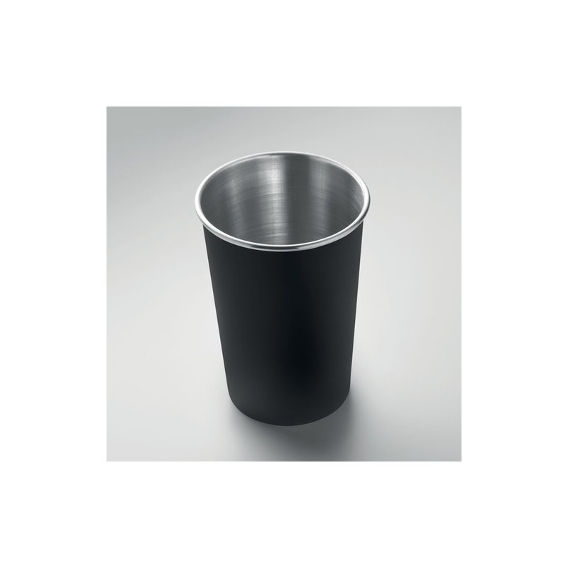 Gobelet Éco-responsable en Inox Recyclé 500 ml - FJARD Couleurs : noir Matières : acier inoxydable recyclé cadeau client origina