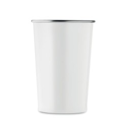 Gobelet Éco-responsable en Inox Recyclé 500 ml - FJARD Couleurs : blanc Matières : acier inoxydable recyclé personnalisation rap