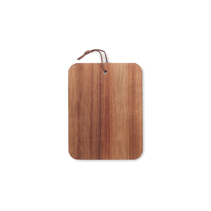 Planche à découper en bois d'acacia personnalisée SERVIRO Matières : bois Couleurs : bois personnalisable avec votre logo