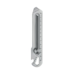 Cutter rétractable multi-outils pratique personnalisé KNIFEPLUS Matières : acier inoxydable Couleurs : argenté mat