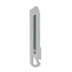 Cutter rétractable multi-outils pratique personnalisé KNIFEPLUS Matières : acier inoxydable Couleurs : argenté mat 2