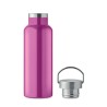 Bouteille double paroi personnalisée en verre 500 ml ABE Couleurs : fuchsia Matières : acier inoxydable recyclé goodies entrepri