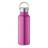 Bouteille double paroi personnalisée en verre 500 ml ABE Couleurs : fuchsia Matières : acier inoxydable recyclé personnalisation