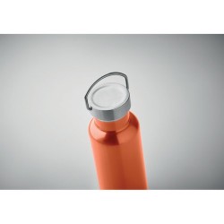 Bouteille double paroi personnalisée en verre 500 ml ABE Couleurs : orange Matières : acier inoxydable recyclé accessoire événem