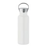 Bouteille double paroi personnalisée en verre 500 ml ABE Couleurs : blanc Matières : acier inoxydable recyclé personnalisable av