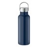 Bouteille double paroi personnalisée en verre 500 ml ABE Couleurs : bleu marine Matières : acier inoxydable recyclé cadeau clien