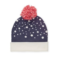 Bonnet à pompon tricoté personnalisé - SHIMAS HAT marquage laser ultra précis