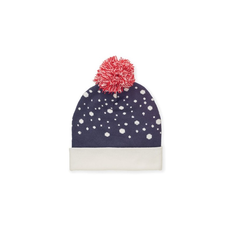 Bonnet à pompon tricoté personnalisé - SHIMAS HAT marquage laser ultra précis